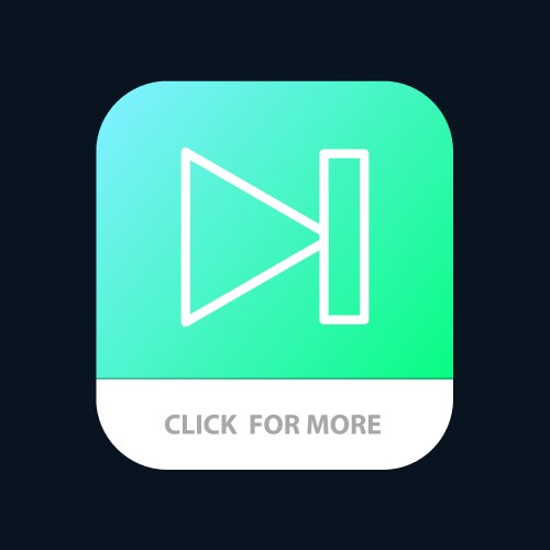 End forward last next mobile app button android vector image