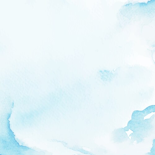 Watercolor Blue Abstract Background Vector Image