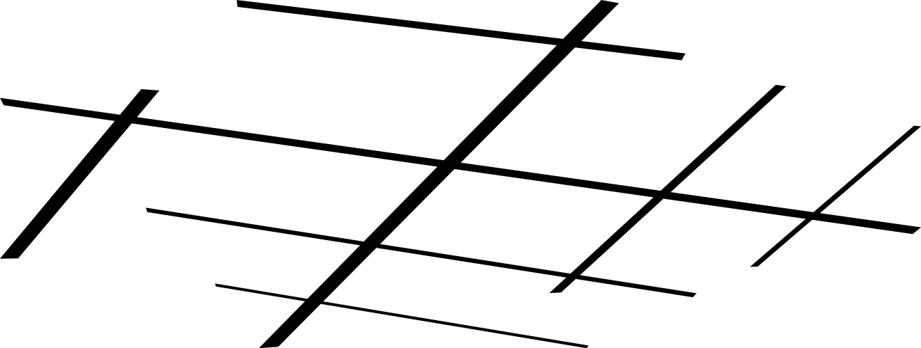 3d spatial grid mesh grating and lattice abstract vector image