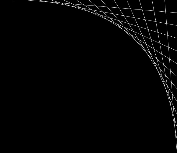 Netting intersecting lines grid mesh corners vector image