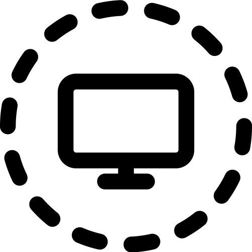 Desktop screen displaying configuration feature vector image
