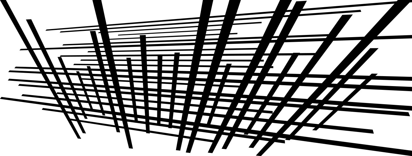 3d spatial grid mesh grating and lattice abstract vector image
