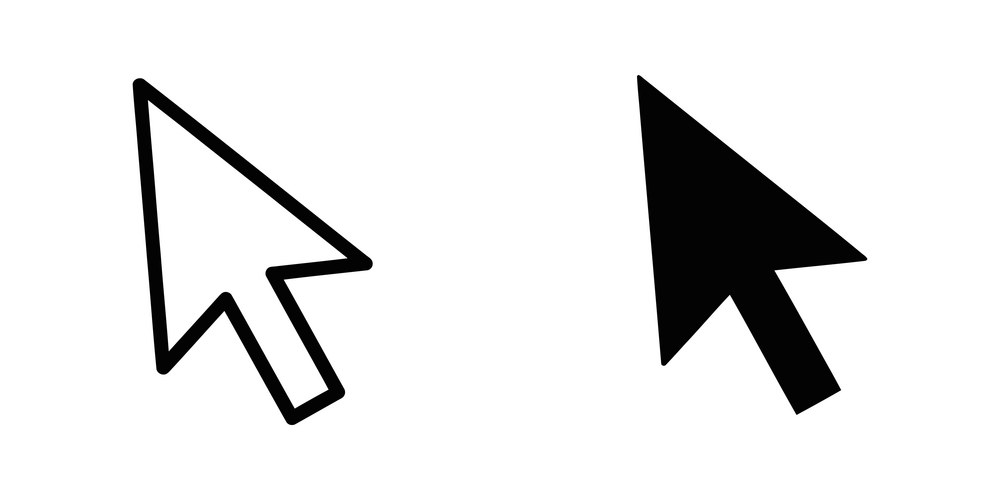 Computer Mouse Selector Computer mouse cursor selection action click – Royalty-Free Vector ...