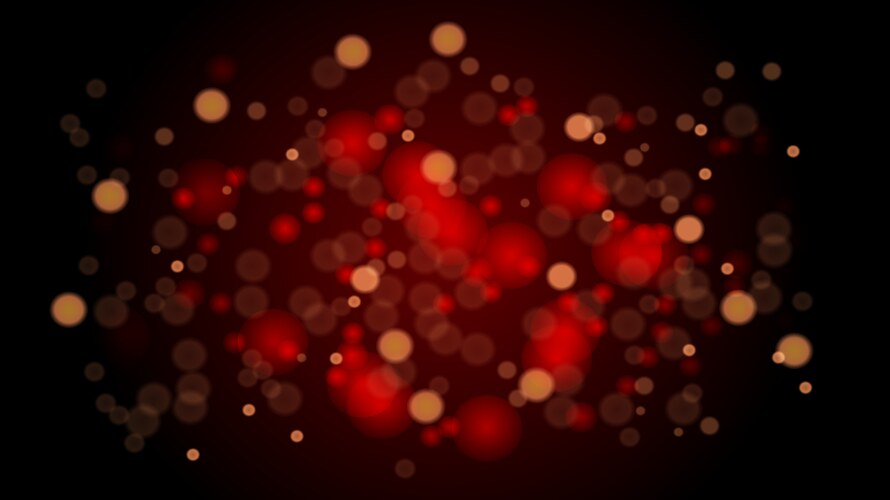 Bokeh texture background in red colors vector image
