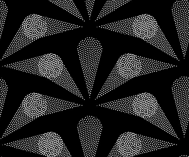 Dotted line geometric seamless pattern Royalty Free Vector