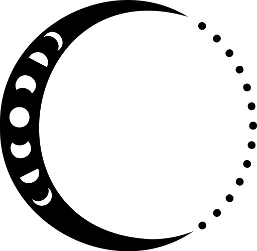 Geometric Moon Vector Images (over 22,000)