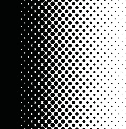 Halftone dots pattern gradient in format vektorbild