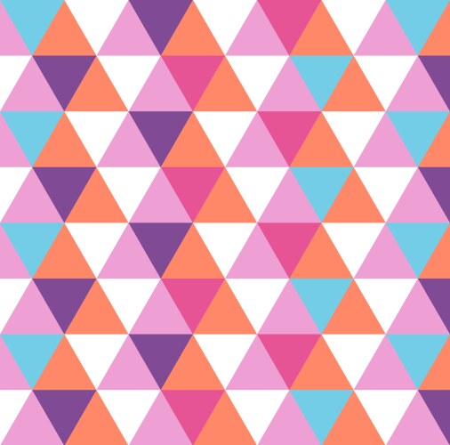 Triangle pattern geometric simple background vector image