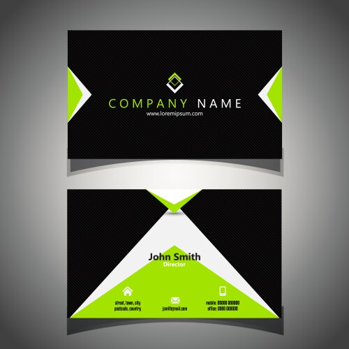 modern business card vector