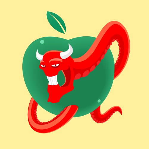 No picking fruit sign symbol on white background Vector Image