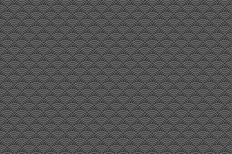 Chinese grey black seamless pattern dragon fish Vector Image