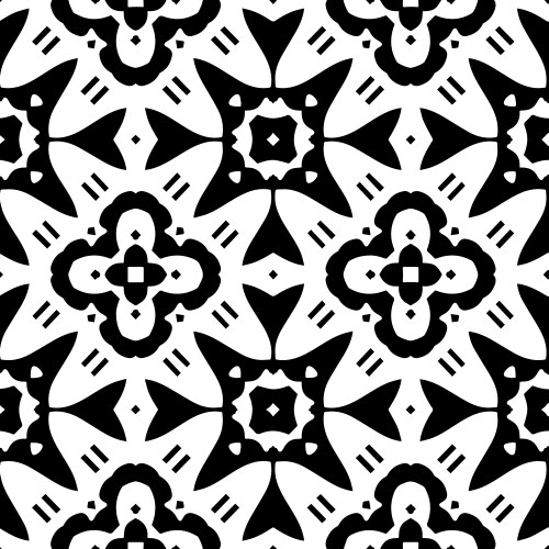 Geometric pattern with triangular elements vector image