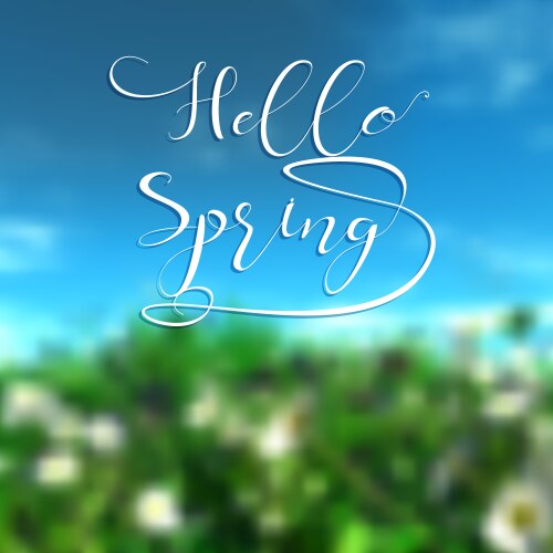 Spring background Royalty Free Vector Image - VectorStock