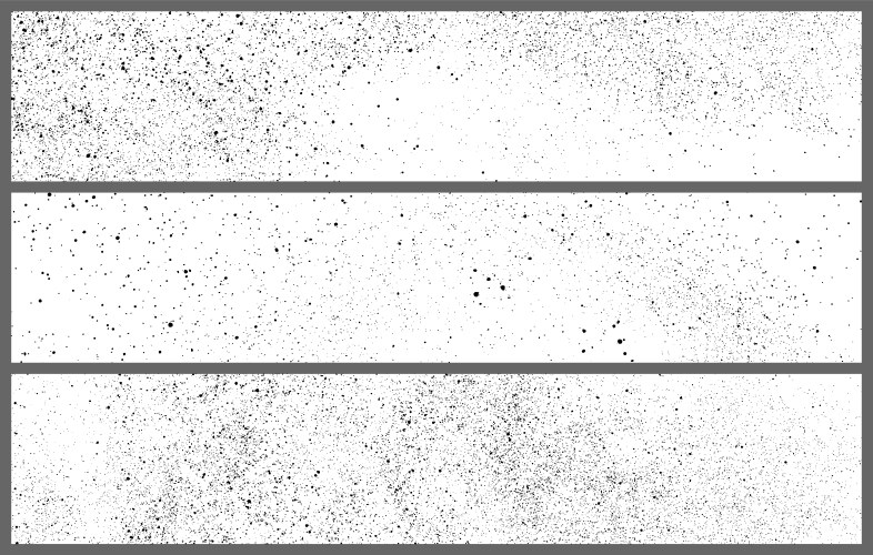 dark noise granules long banner vector image