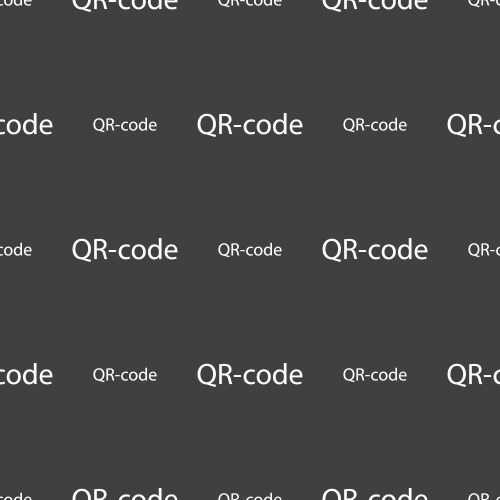 Qr-code sign icon scan code symbol seamless vector image