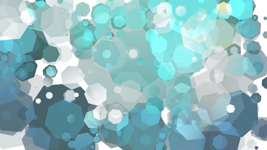 Hexagon abstract pattern random hexagonal shapes vector image