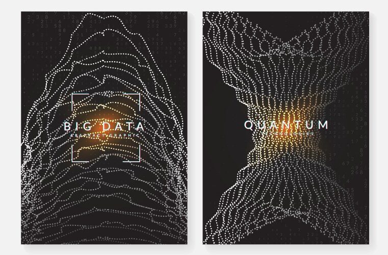 Visualization background technology for big data vector image