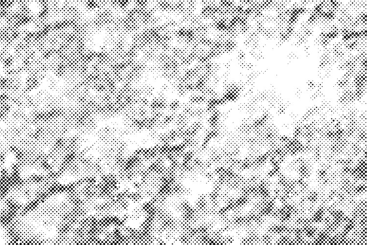 Black dots pattern grunge halftone effect Vector Image