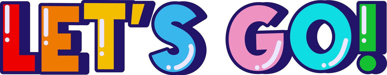 Lets dance logo template Royalty Free Vector Image