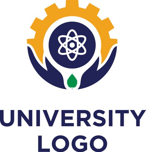 Science Faculty Emblem Logo Vector Image