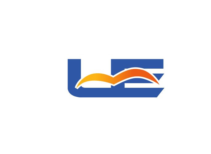 Letter u and b logo vector image