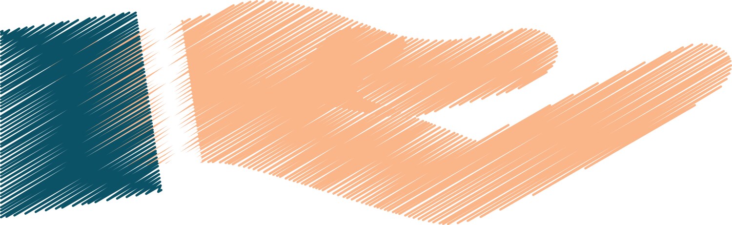 Hand holding something Vector Image