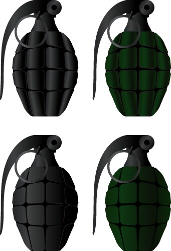 Grenade Exploding Vector Hand Grenade Explosion – Royalty-Free Vector | VectorStock