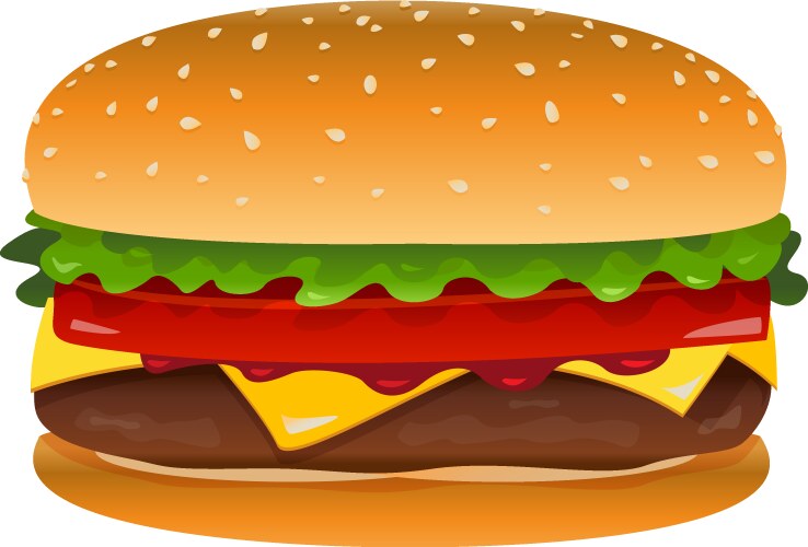 Beautiful cake clip art Royalty Free Vector Image