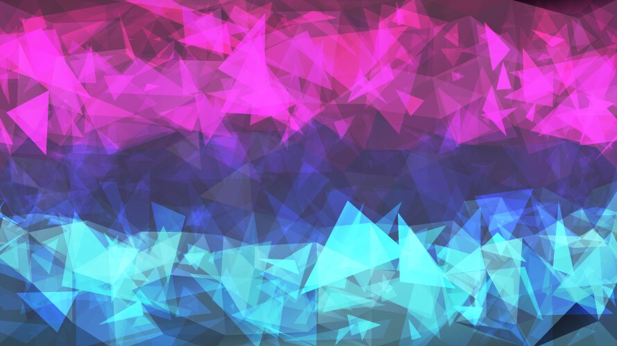 Abstract triangle pattern gradient background vector image