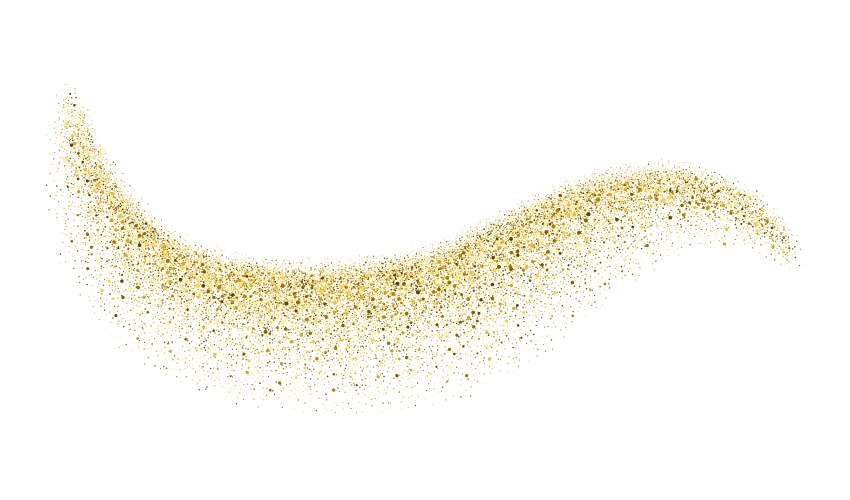 Shimmering Gold Glitter Effect Vector Image