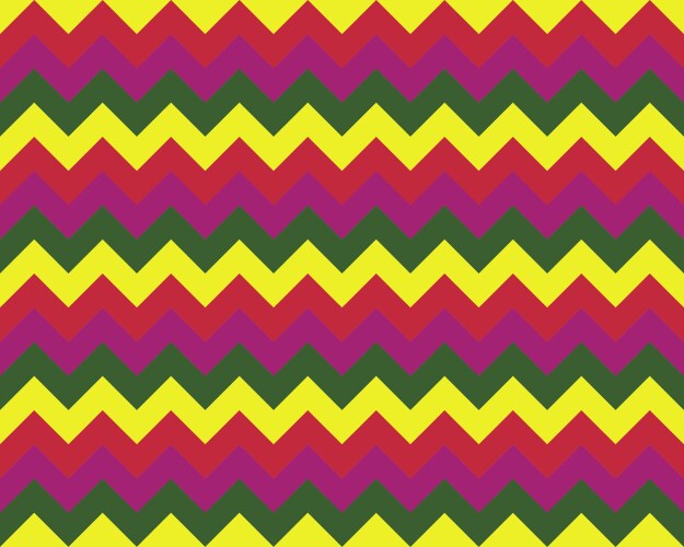 Zigzag pattern seamless zig zag background color vektorbild