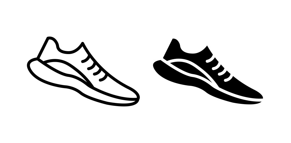 Shoes icon set Royalty Free Vector Image - VectorStock