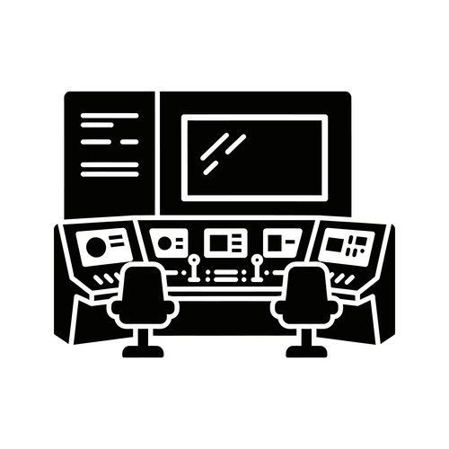 Control room command center headquarters flat – Royalty-Free Vector ...