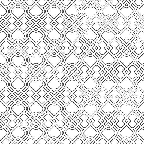 Delicate pattern in islamic style Royalty Free Vector Image