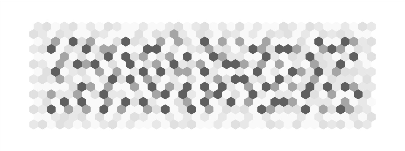 censor blur effect pixel texture grey octagon vector image