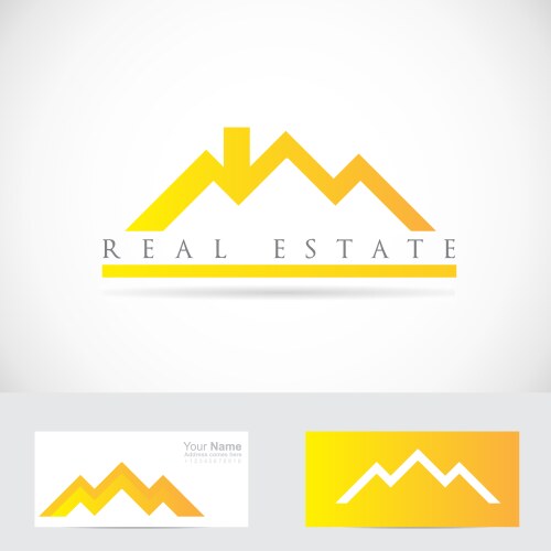 Real estate logo Royalty Free Vector Image - VectorStock
