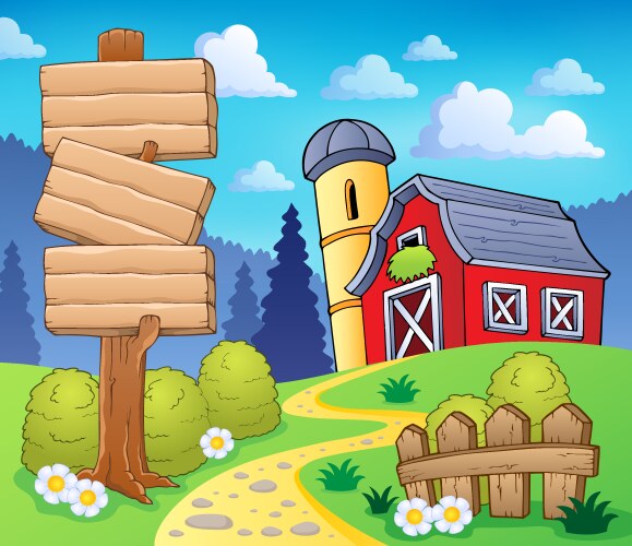 Farm theme image 7 Royalty Free Vector Image - VectorStock