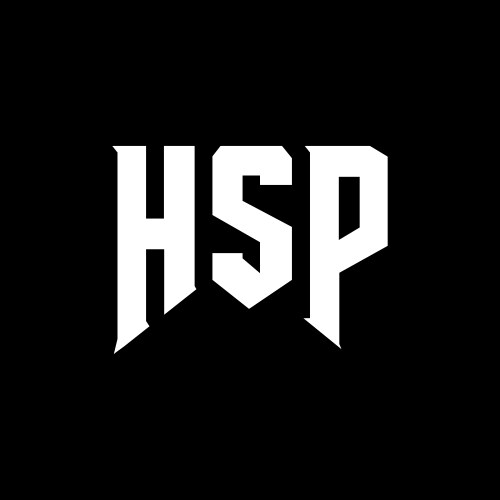 Hsp logo letter design – Royalty-Free Vector | VectorStock