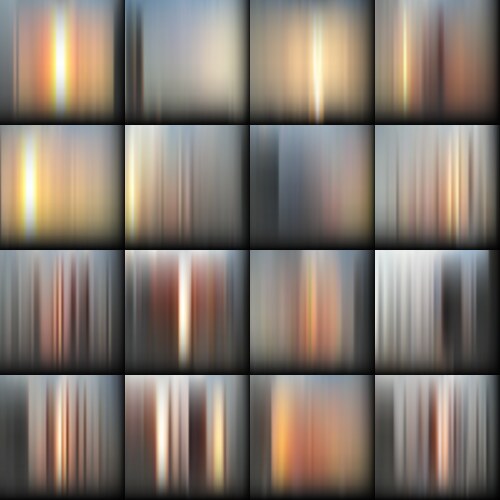 Set of a soft mesh gradient background vektorbild