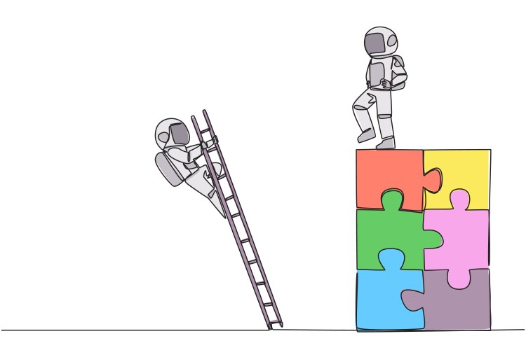 Astronaut Line Drawing Vector Images (over 10 000)