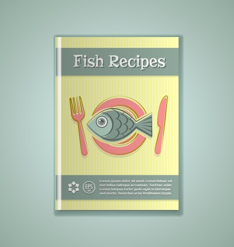 Science cover book design with magnifying glass Vector Image