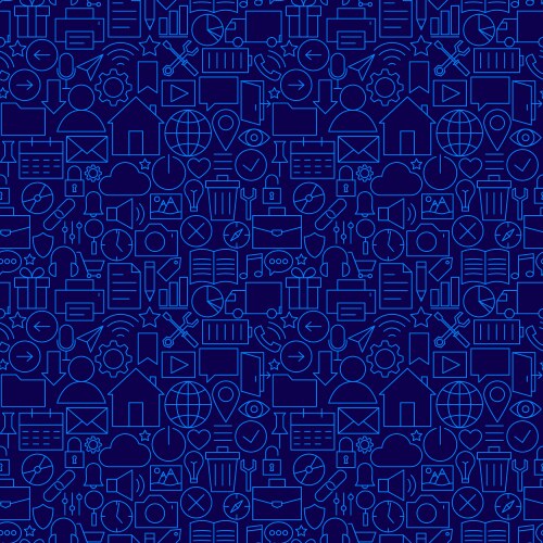 Web ui ux seamless line pattern vector image