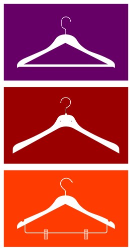 Clothes neon icons Royalty Free Vector Image - VectorStock