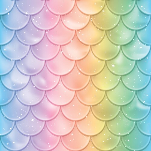 Fantasy Fish Scale & Floral Background – Royalty-Free Vector | VectorStock