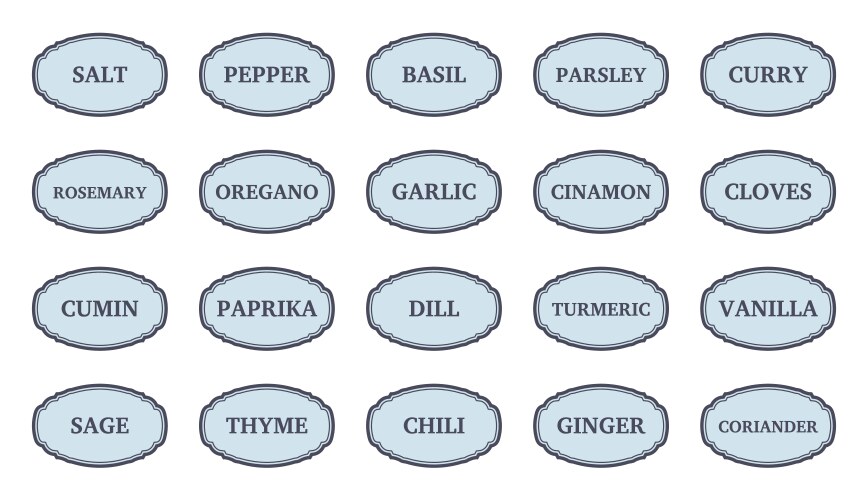spice-jar-labels-vector-images-over-970 for Downloadable Spice Labels Printable Free Spice Jar Labels Vector Images (over 970) for Downloadable Spice Labels Printable Free