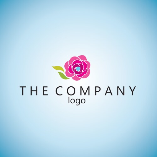 Elegant Rose Logo Concepts Royalty Free Vector Image