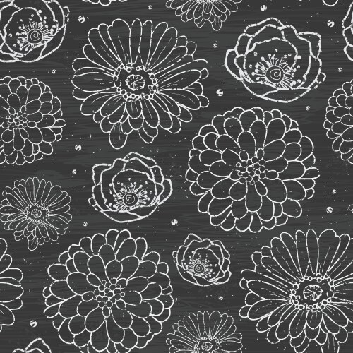 Blackboard chalk frame Royalty Free Vector Image