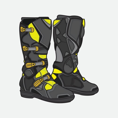 Motocross Boots Boot Vector Images (over 170)
