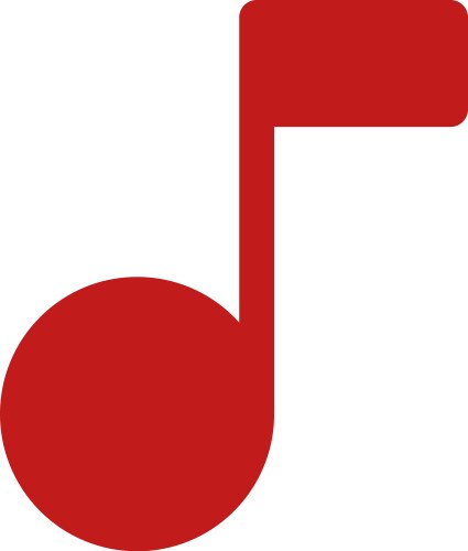 Red Musical Note Vector Images (over 7,400)