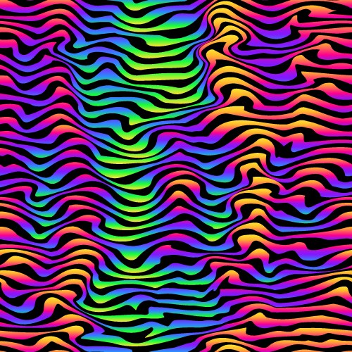 Black and white wave seamless texture Royalty Free Vector